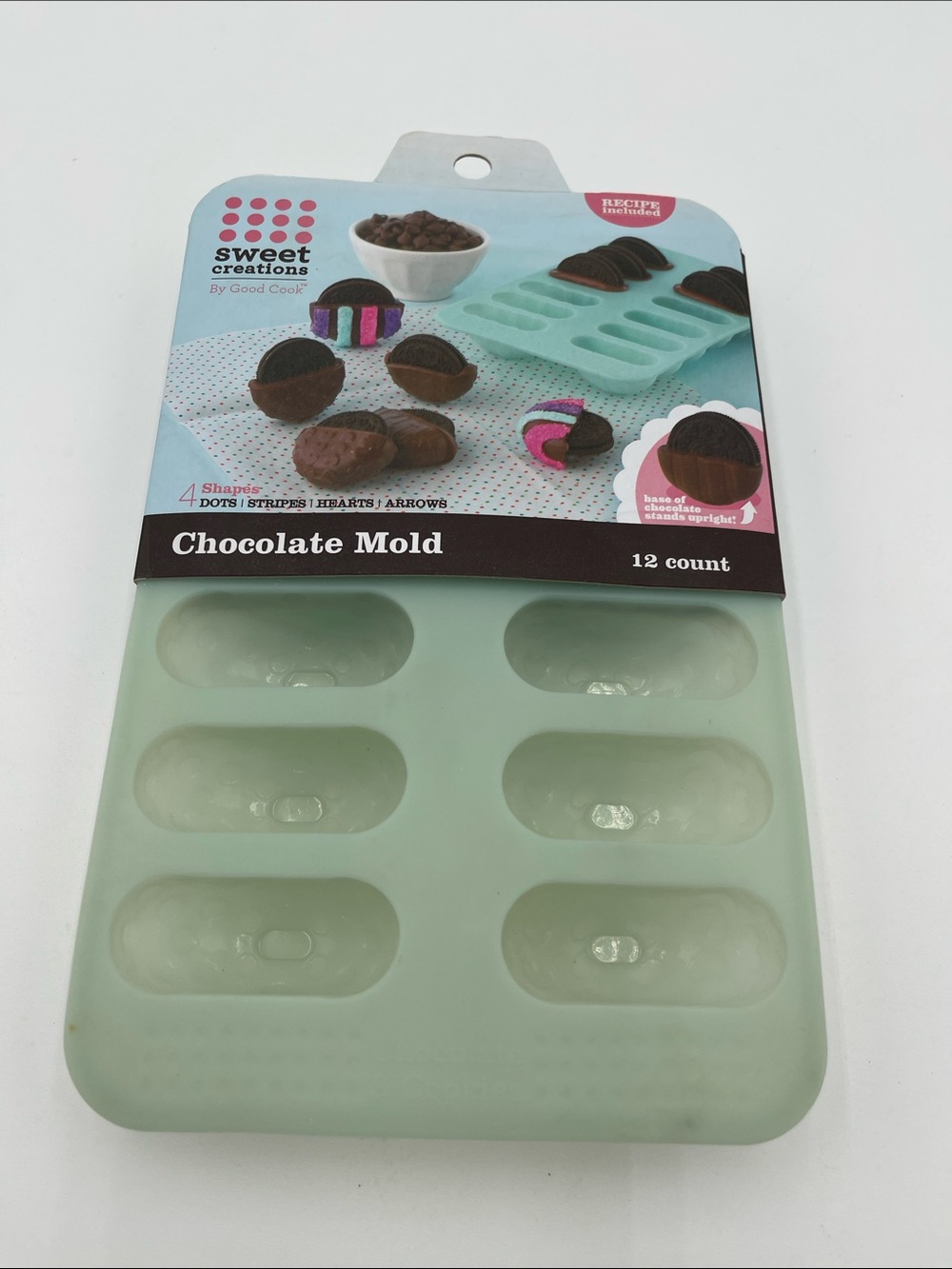 Mint Green Chocolate Mold - 12-Count